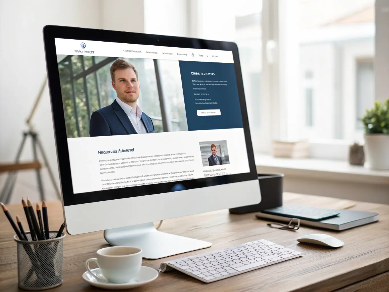 An image of a magnifying glass hovering over a website interface, highlighting the process of identifying and fixing bugs to ensure a smooth user experience.