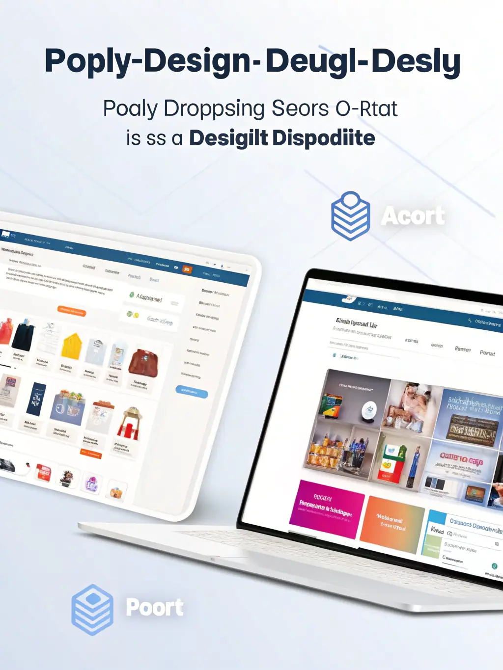 A split-screen view of a Shopify store before and after Kirkby Consulting's improvements, showcasing a clear visual upgrade.